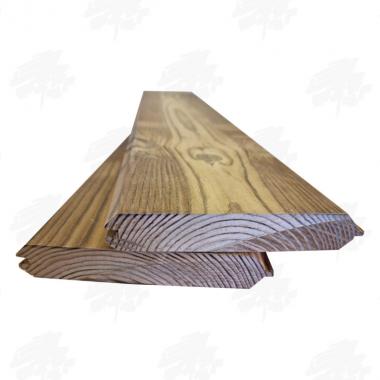 Redwood Thermowood Tongue and Groove Cladding Sample